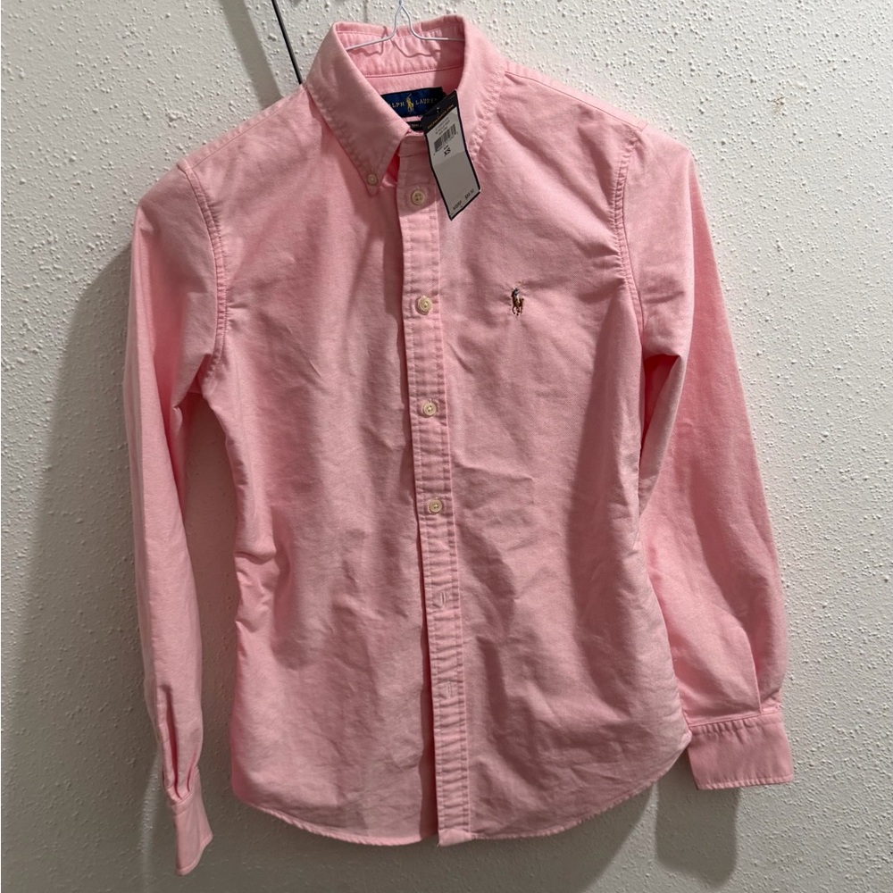 Ralph Lauren Light Pink Casual Button Down Shirt